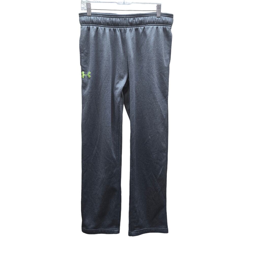 Under Armour Men's Fleece Sweatpants Elastic Waist Activewear Gray Size Large